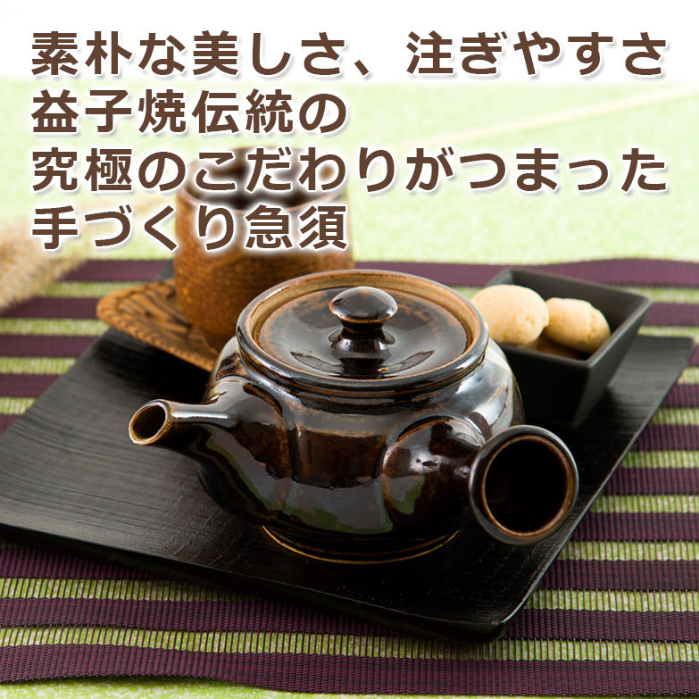 【送料無料】こだわりの使いやすさ　益子焼茶器（急須）