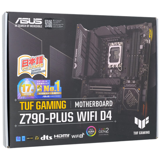 bn:16]【送料無料】ASUS製 ATXマザーボード TUF GAMING Z790-PLUS WIFI D4  LGA1700:オンラインショッピングエクセラー JRE MALL店通販 | JRE MALLショッピング | JRE POINTが貯まる・使える