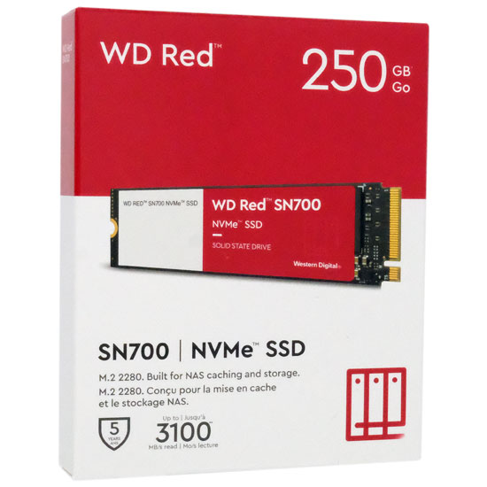 bn:2]【送料無料】Western Digital製 SSD WD Red SN700 NVMe WDS250G1R0C  250GB:オンラインショッピングエクセラー JRE MALL店通販 | JRE MALLショッピング | JRE POINTが貯まる・使える