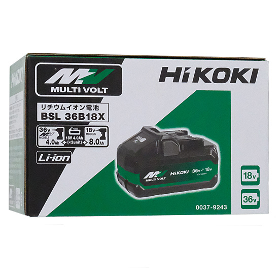 bn:0]【送料無料】HiKOKI 第2世代マルチボルト蓄電池 36V 4.0Ah/18V 8.0Ah  BSL36B18X:オンラインショッピングエクセラー JRE MALL店通販 | JRE MALLショッピング | JRE POINTが貯まる・使える