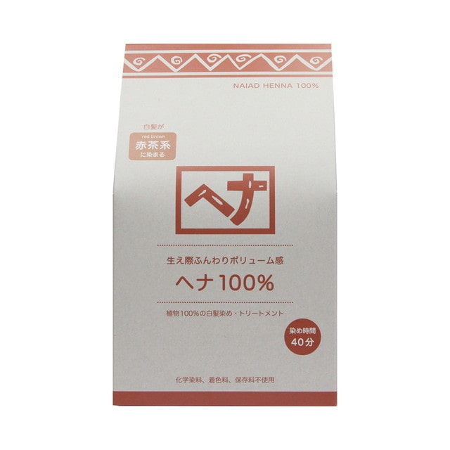 ナイアード ナチュラルハーブ1ヘナ100％ 赤茶系 400g:サンドラッグe-shop JRE MALL店通販 | JRE MALLショッピング |  JRE POINTが貯まる・使える