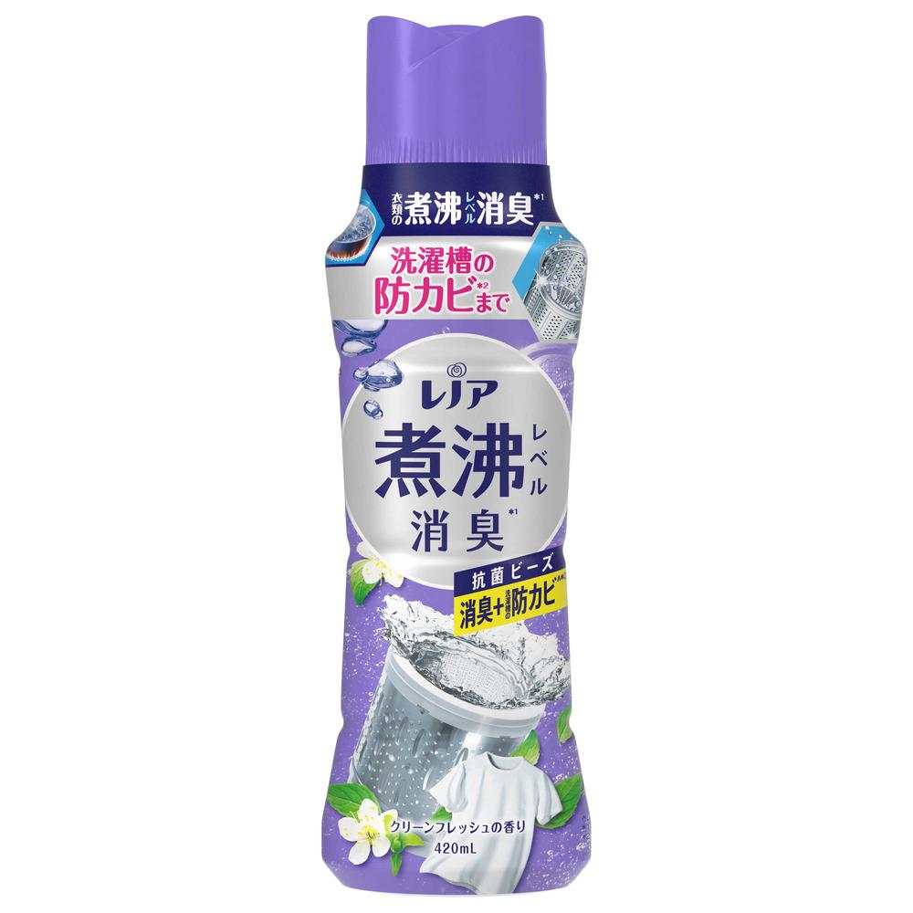 P&G レノア 超消臭 煮沸レベル消臭 抗菌ビーズ 消臭+防カビ クリーンフレッシュ 本体 420mL:サンドラッグe-shop JRE  MALL店通販 | JRE MALLショッピング | JRE POINTが貯まる・使える