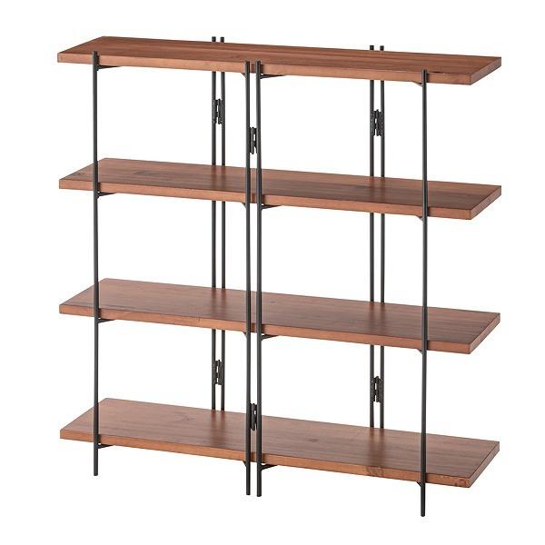 M▽シェルフ ラック 棚 本棚 飾り棚 朝鮮風 李朝風 木製 (38640) M▽シェルフ ラック 棚 本棚 飾り棚 朝鮮風 李朝風 木製 (38640)