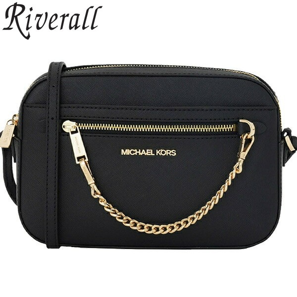 送料無料】マイケルコース バッグ M. MICHAEL KORS 斜めがけショルダーバッグ アウトレット 35s1gttc7l-black ブラック  レザー 金具ゴールド:Riverall通販 | JRE MALLショッピング | JRE POINTが貯まる・使える