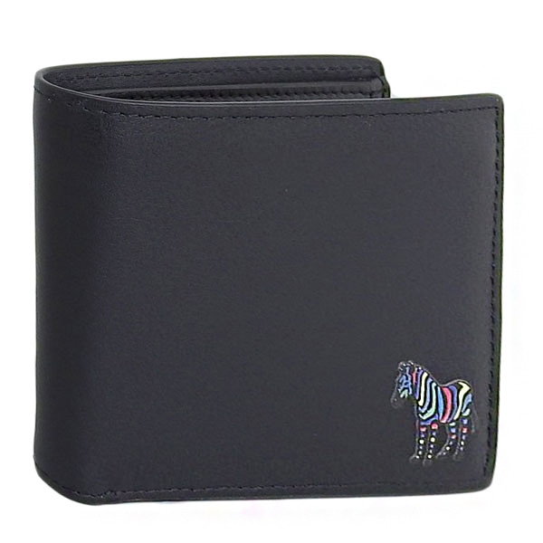 送料無料】ポールスミス 財布 メンズ 二つ折り財布 レザー ブラック WALLET BILFOLD AND COIN  M2A6078-MZEBRA-79 PAUL SMITH:Riverall通販 | JRE MALLショッピング | JRE POINTが貯まる・使える