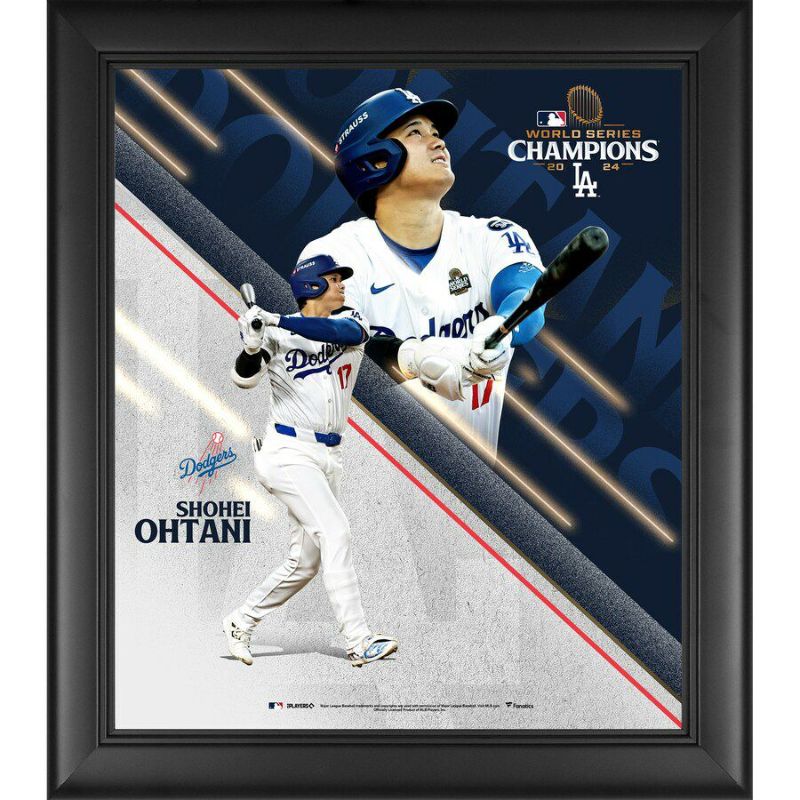 取寄商品】MLB 大谷翔平 ドジャース フォトフレーム 【海外版】ワールドシリーズ2024優勝記念 Framed 15 x 17 Collage  Fanatics Authentic:プロスポーツグッズ セレクション通販 | JRE MALLショッピング | JRE POINTが貯まる・使える