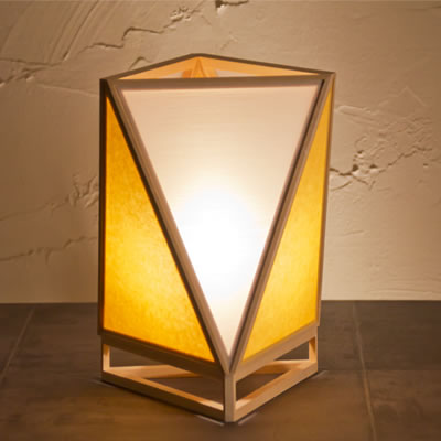 和風照明 和室 スタンドライト 彩 -sai- 白×山吹 A527-E 新洋電気 <br